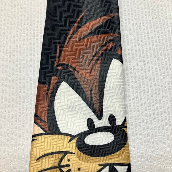 USPS Looney Tunes Stamp Collection 4" Neck Tie 1997 Taz Tasmanian Devil - Picture 3 of 9